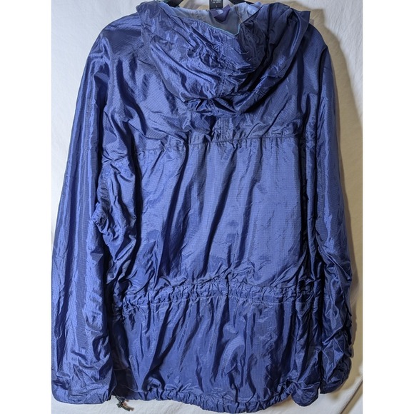 Vintage Patagonia Anorak Pullover Windbreaker Jacket Blue Mens L Hooded - Picture 2 of 7